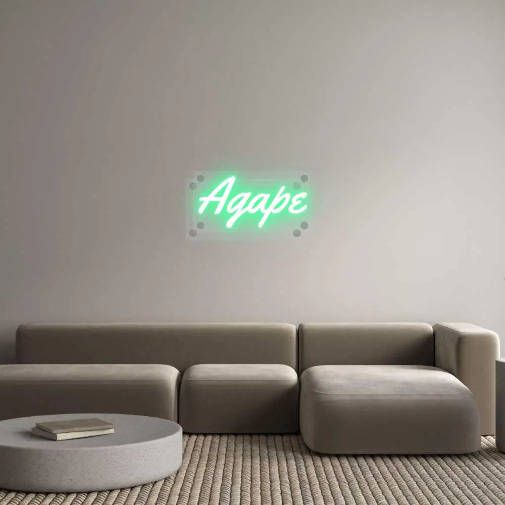 Custom Neon: Agape Glowing Signs Studio