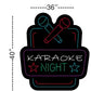 Karaoke Night neon sign Glowing Signs Studio
