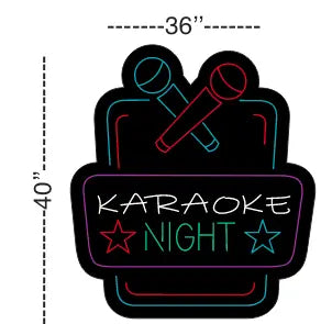 Karaoke Night neon sign Glowing Signs Studio