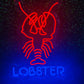 Lobster neon sign Glowing Signs Studio