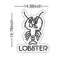 Lobster neon sign Glowing Signs Studio