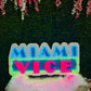 Miami vice neon flex Glowing Signs Studio