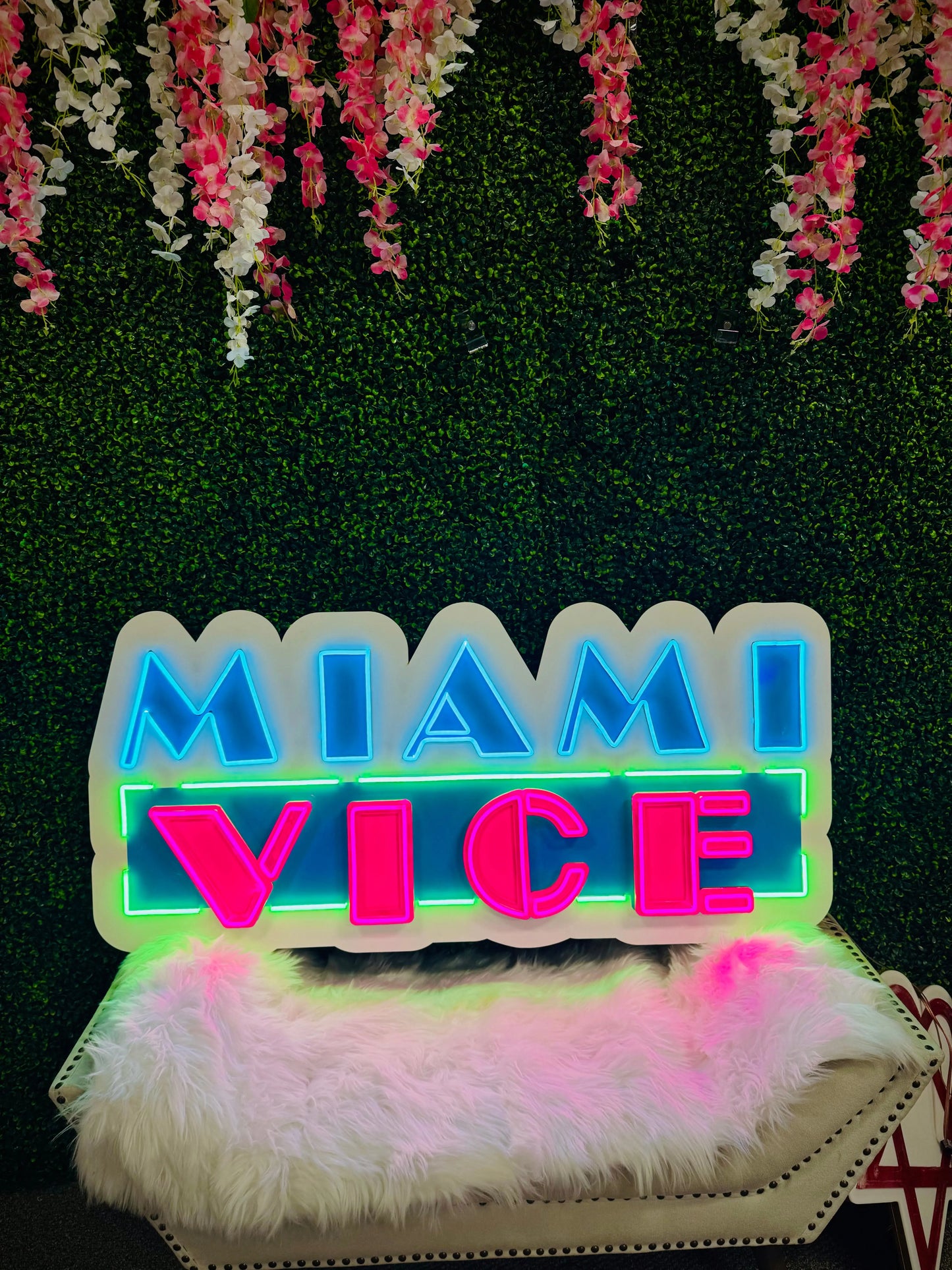 Miami vice neon flex Glowing Signs Studio