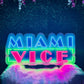 Miami vice neon flex Glowing Signs Studio